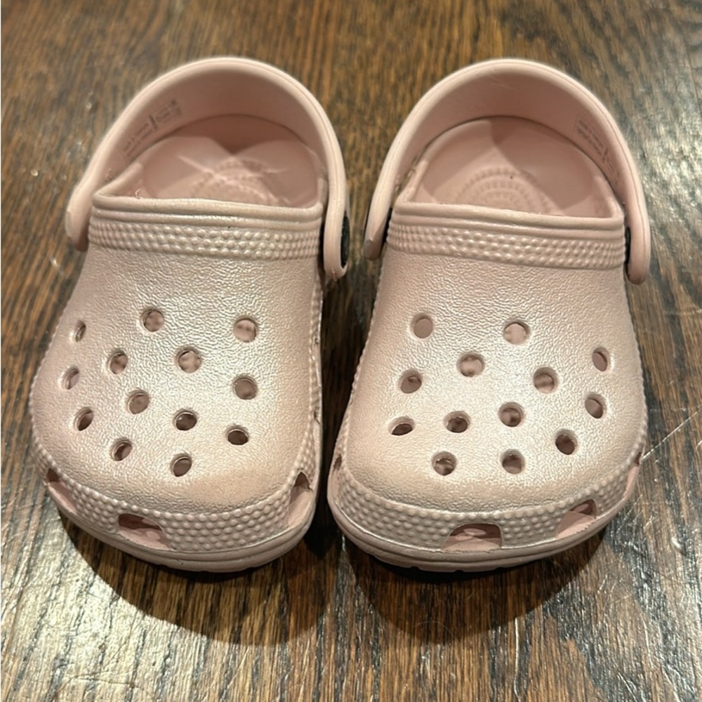Pink Toddler Crocs